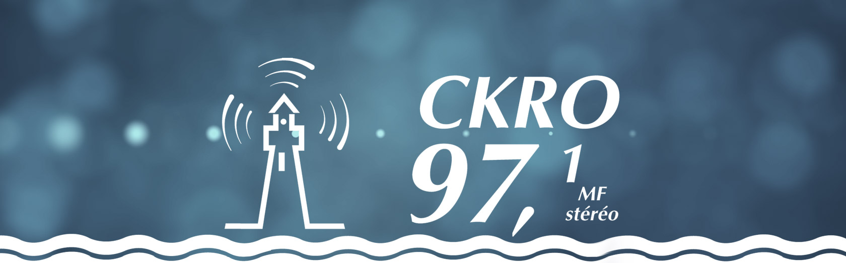 Le logo de CKRO FM 97,1 - La radio au coeur de la péninsule